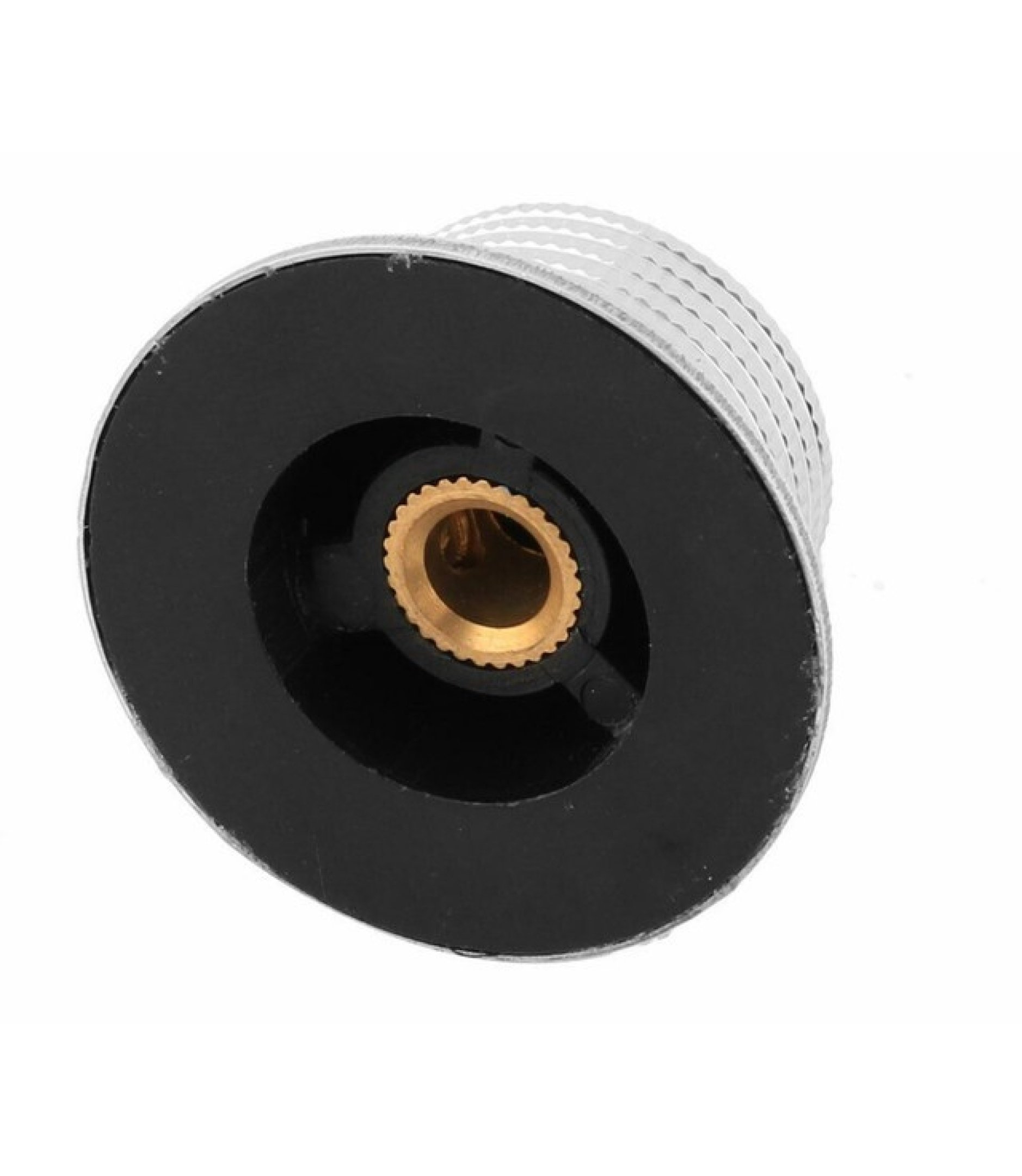 Silver Aluminum Knob 37mm with Delta Mark