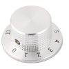 Silver Aluminum Knob 37mm with Number 0 to 10
