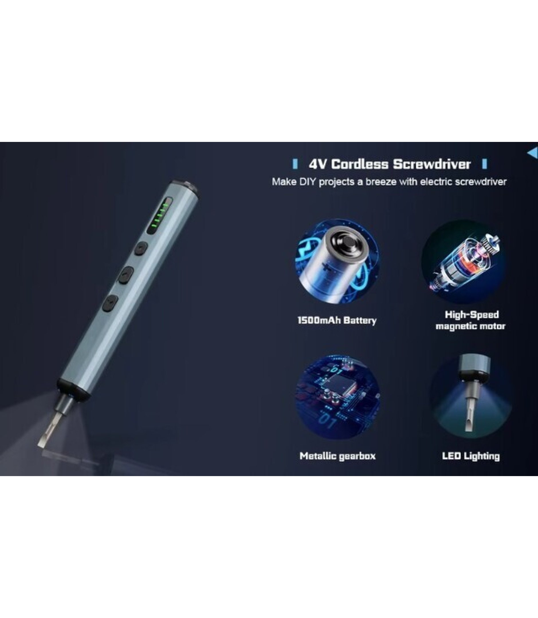 68 in 1 Electric Screwdriver Set 5 Torque Magnetic