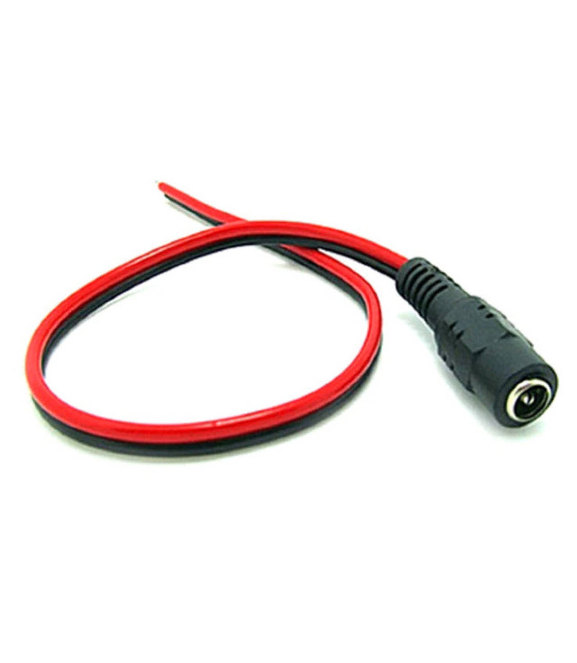 DC Power Jack 2.1x5.5mm female With Wire Cable