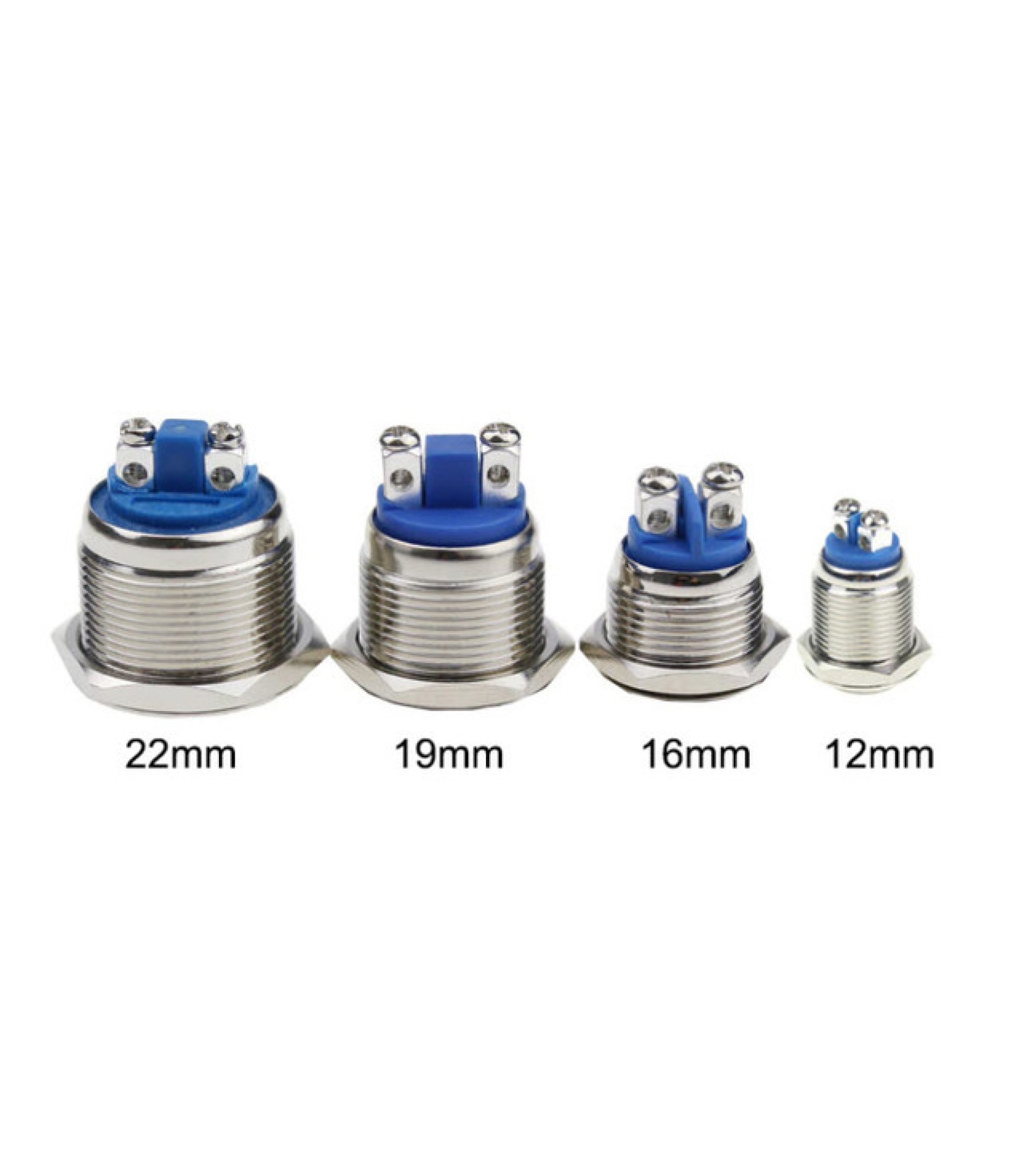 6839.jpg 16mm Momentary Flat Head Push Button Switch Screw Pin
