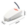 69.jpg Aluminum Shell Momentary Electrical Control Foot Pedal Switch 5A 250V
