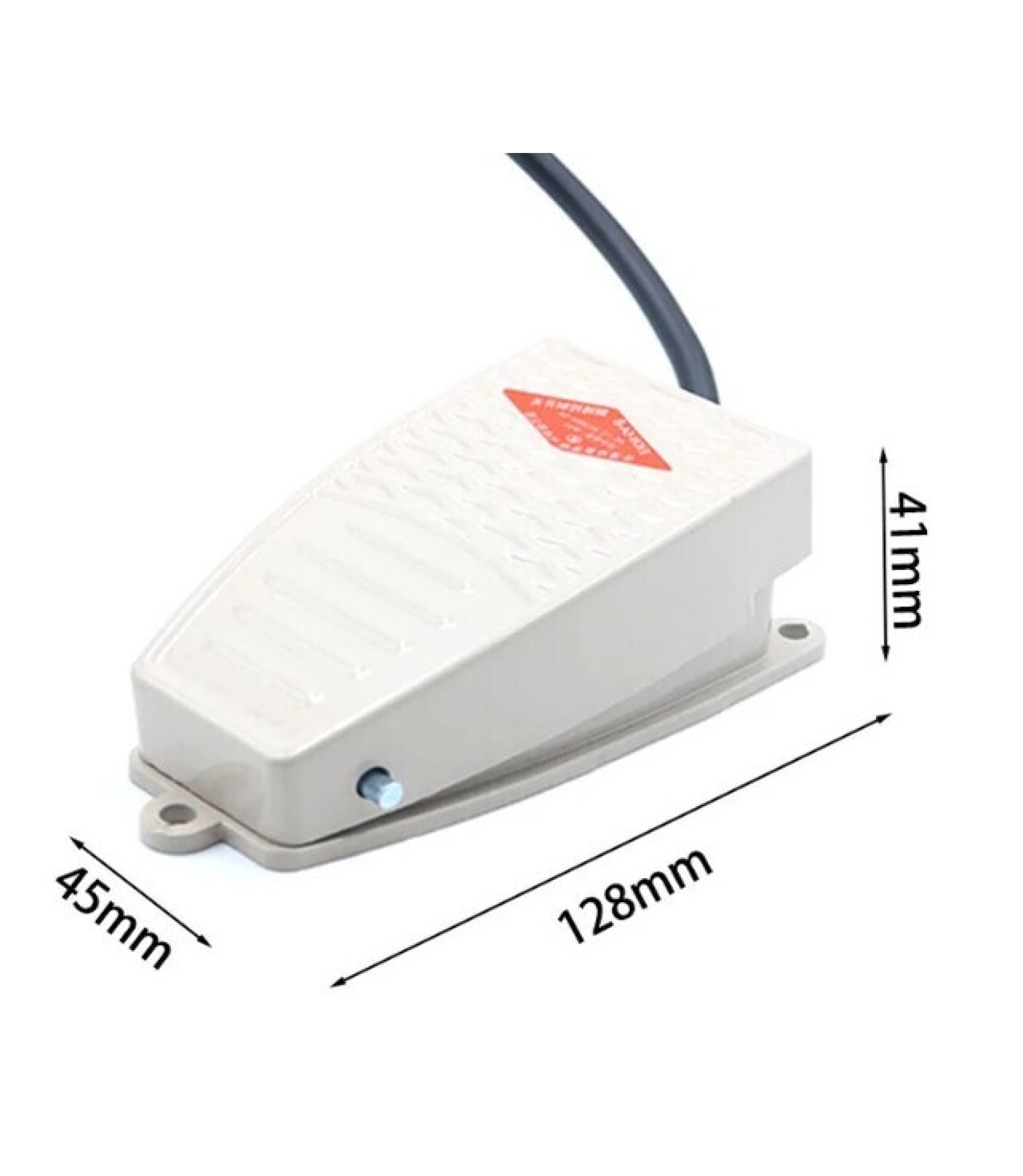69.jpg Aluminum Shell Momentary Electrical Control Foot Pedal Switch 5A 250V