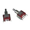 Sub Mini Toggle Switch SPDT On-Off-On Short Handle Snap-in V-bracket