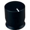Rupert Neve Black knob 16x17mm D shaft 6x4.5mm