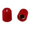 Ripple knob red 14x17mm Shaft Hole 6.35mm