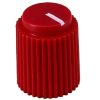 Ripple knob red 14x17mm Shaft Hole 6.35mm