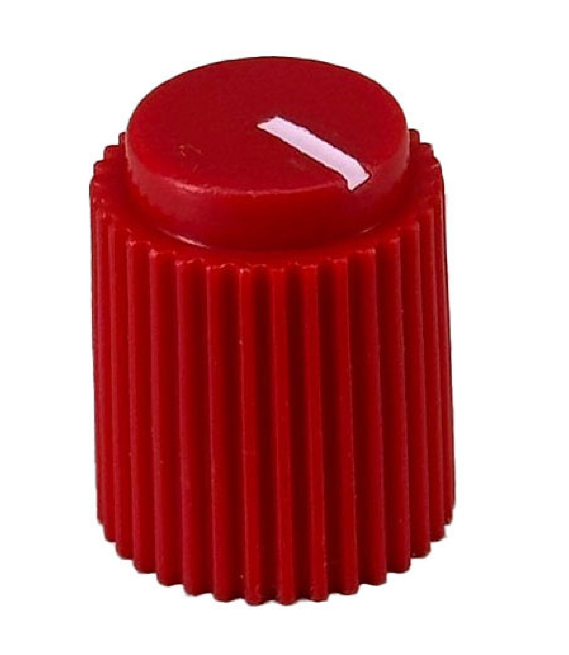 Ripple knob red 14x17mm Shaft Hole 6.35mm