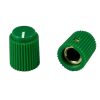 Ripple knob Green 14x17mm Shaft Hole 6.35mm