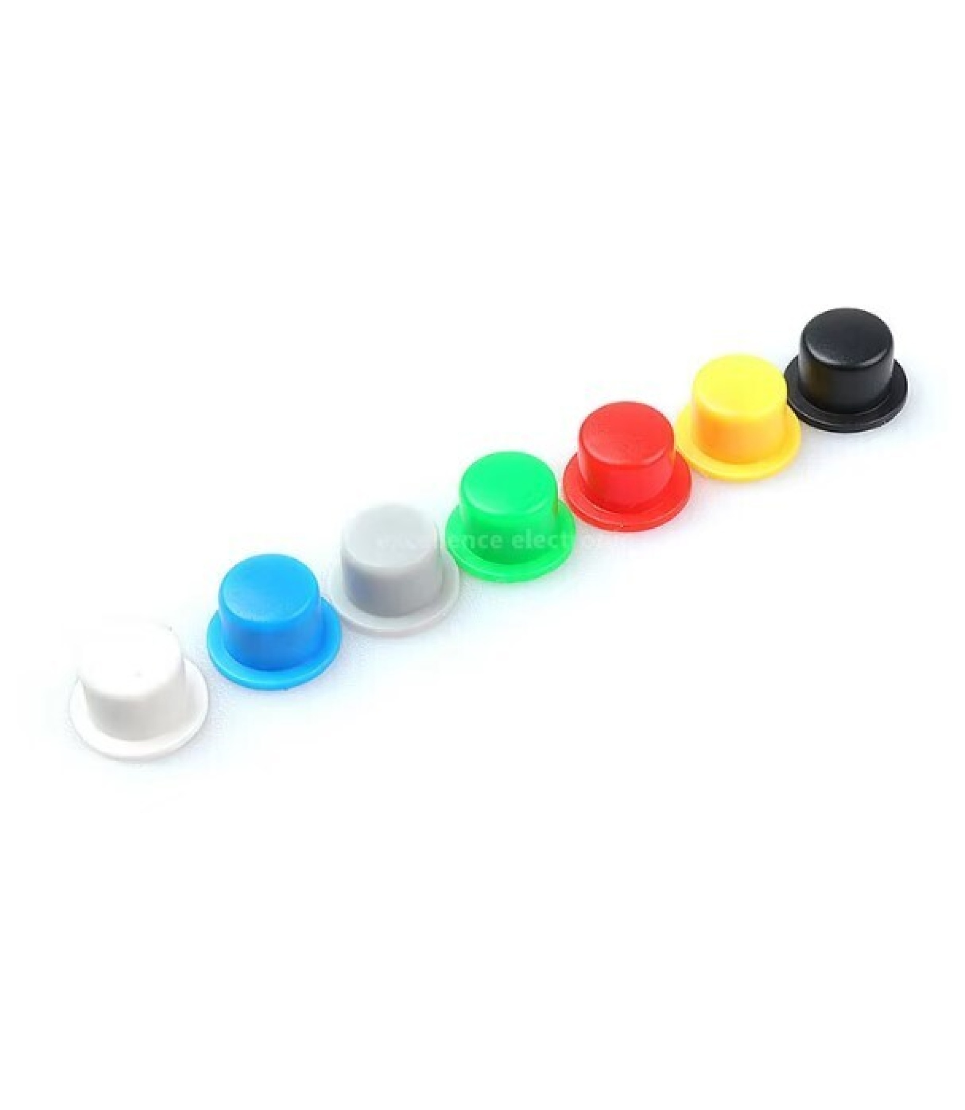 Tactile Switch Caps Red Color 4.5x7.4mm Diameter 3.4mm
