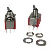 Mini Toggle Switch 1M Series 3PDT On-On Short Handle PCB Pin