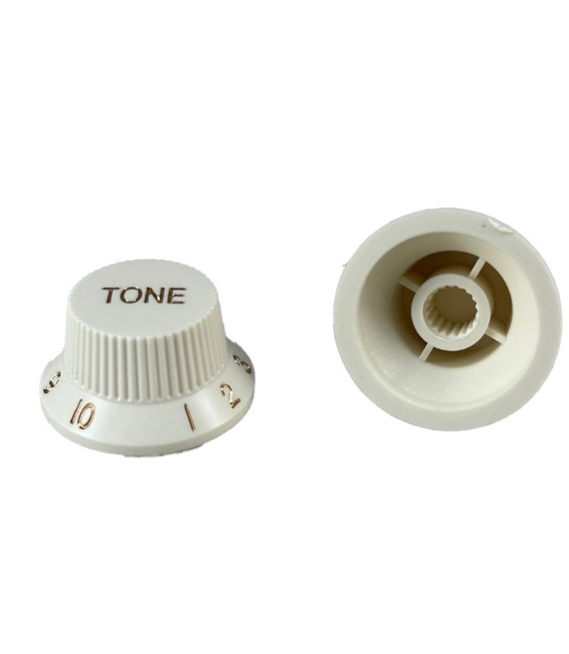 Tone Gold With White Knob With number 1 to 10 Shaft 6mmx18T