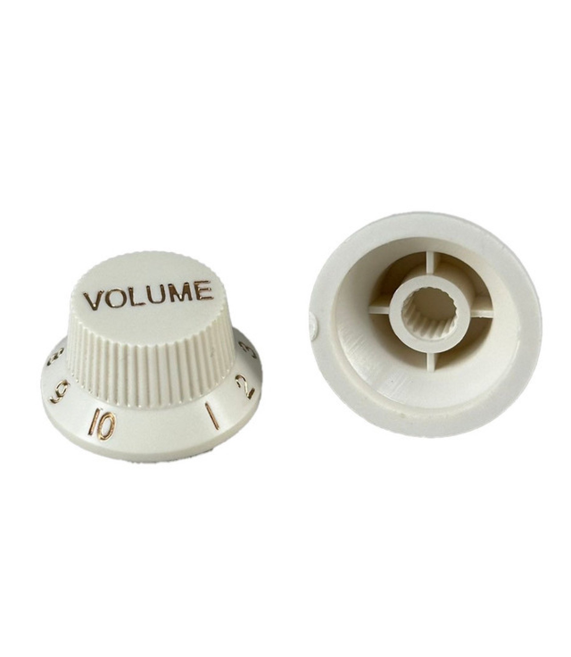 Volume Gold With White Knob With number 1 to 10 Shaft 6mmx18T
