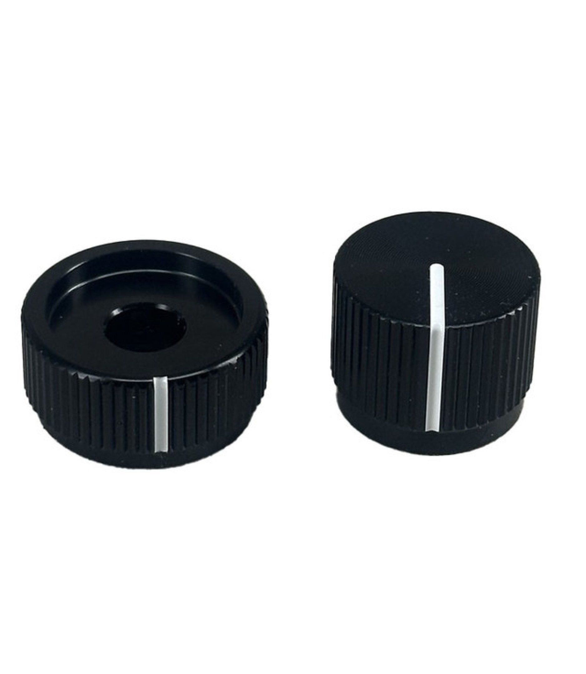 7712-3.jpg Black Guitar Aluminum Alloy Dual Concentric Control Knobs 19x20mm