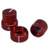 Red Guitar Aluminum Alloy Dual Concentric Control Knobs 19x20mm