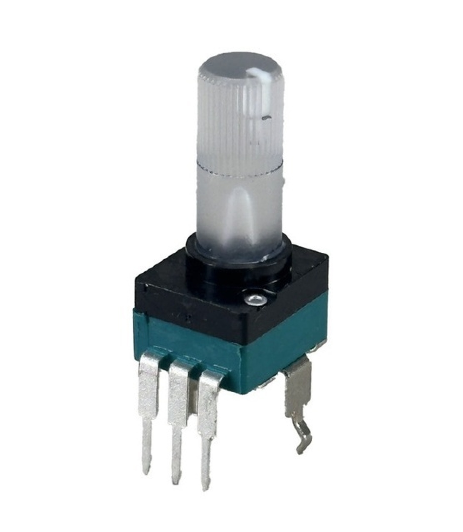 100Electronics 100K OHM Linear Taper Potentiometer CLEAR Spline Shaft PCB Mount