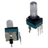 100Electronics 100K OHM Linear Taper Potentiometer CLEAR Spline Shaft PCB Mount