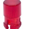 77_2.jpg Flat cylindrical 5mm LED Lampshade Protector Red Plastic Clip