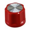 Red Moog Knob 16x21mm Shaft 6.4mm