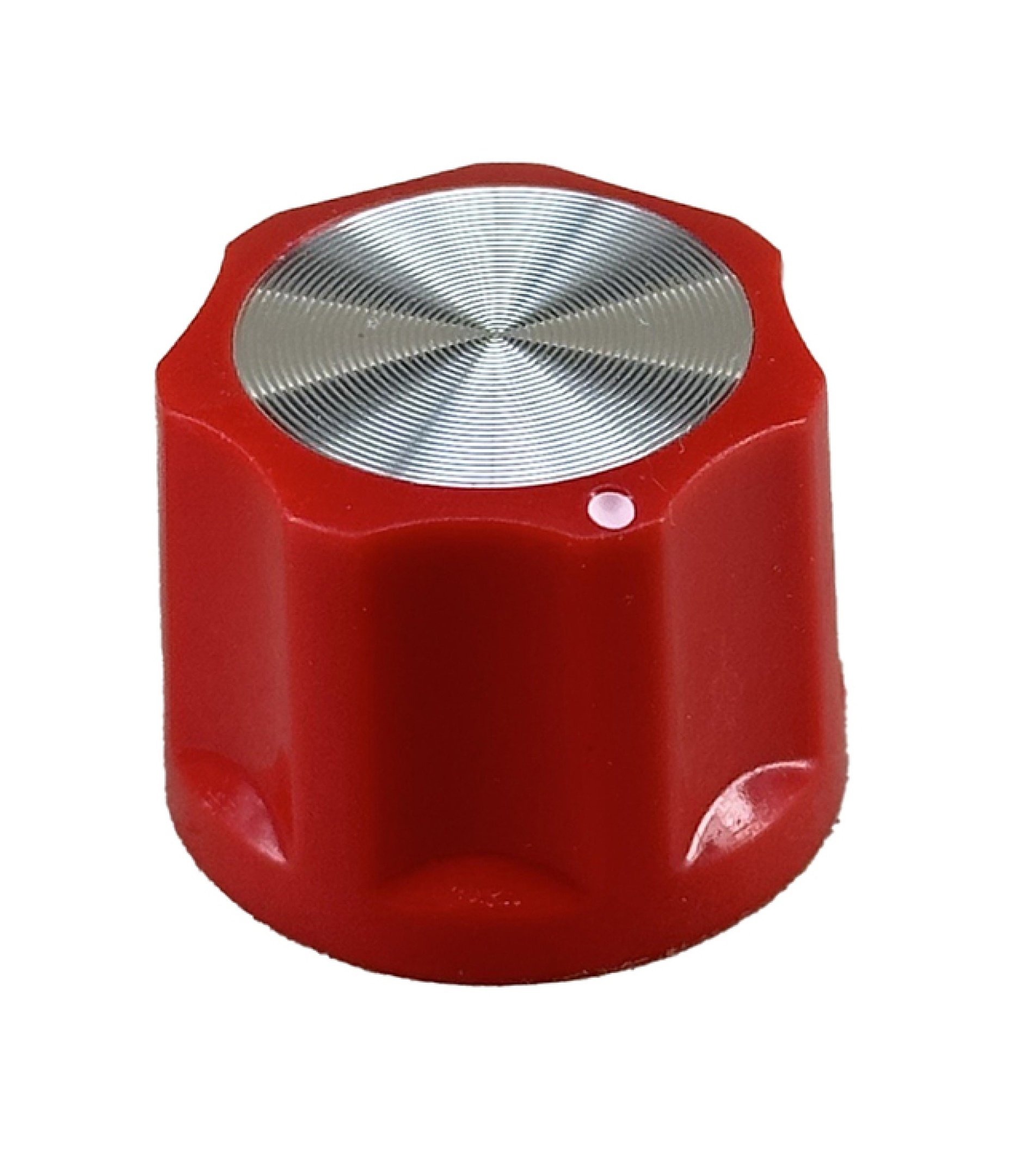 Red Moog Knob 16x21mm Shaft 6.4mm