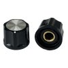 8011.jpg Black Moog Knob 16x21mm Shaft 6.4mm