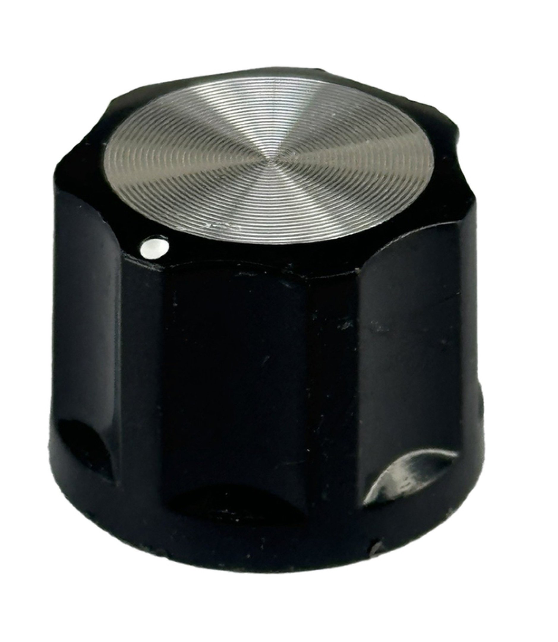 8011-2.jpg Black Moog Knob 16x21mm Shaft 6.4mm