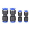 60PCS Air Straight Pneumatic Fittings PU 1/2",3/8",5/6",1/4",5/32"