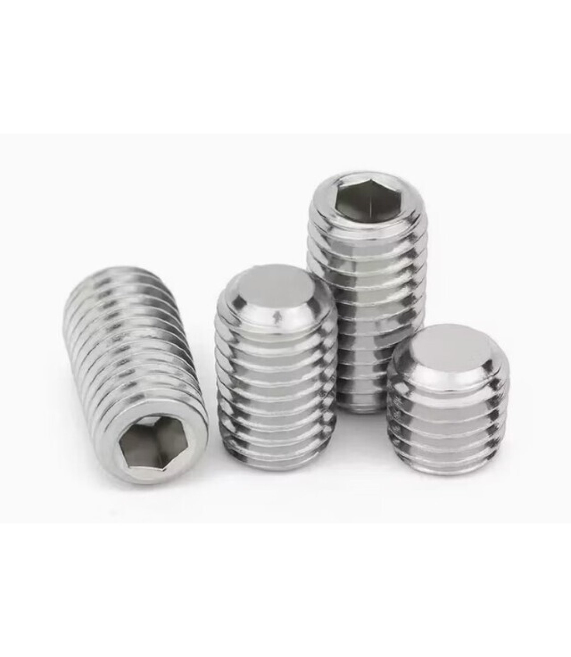Stainless Steel Hex Hexagon Socket Set Screw Bolts 500PCS