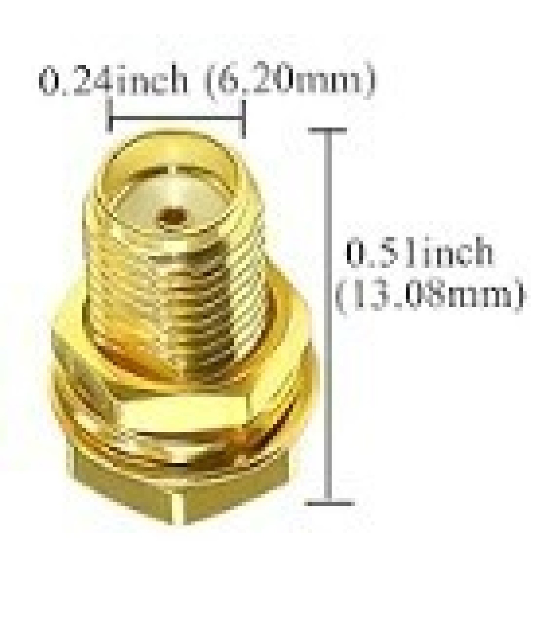30CM RG58 Female to Female RF connector cable