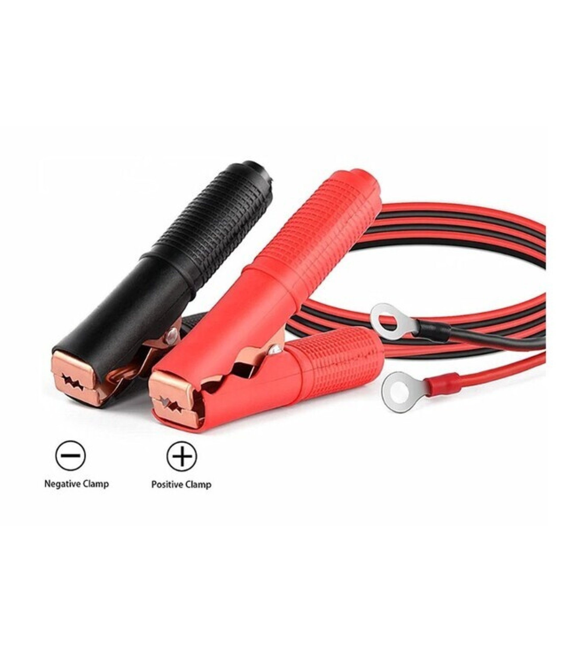1 Pair 1M Alligator Clips Jumper Cable 30A