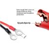 1 Pair 1M Alligator Clips Jumper Cable 30A