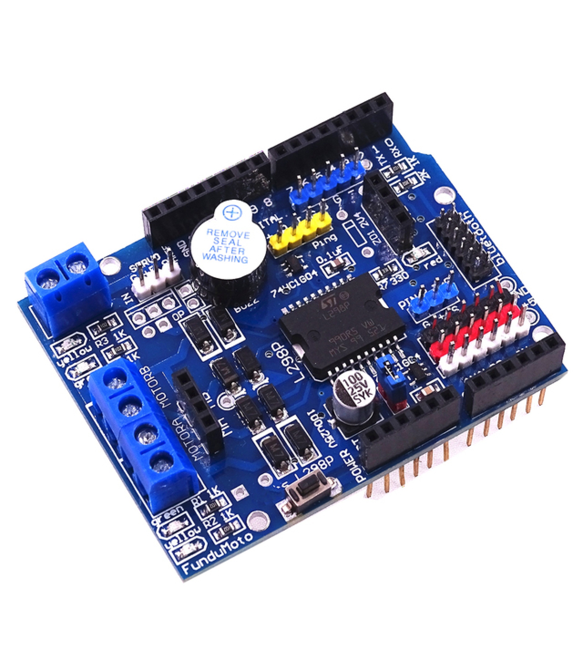 88_6.jpg L298P Stepper DC Motor Driver Shield Board for Arduino uno