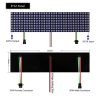 WS2812 WS2812B-256 LED 5050 RGB 8X32 LED Matrix Module with Wire