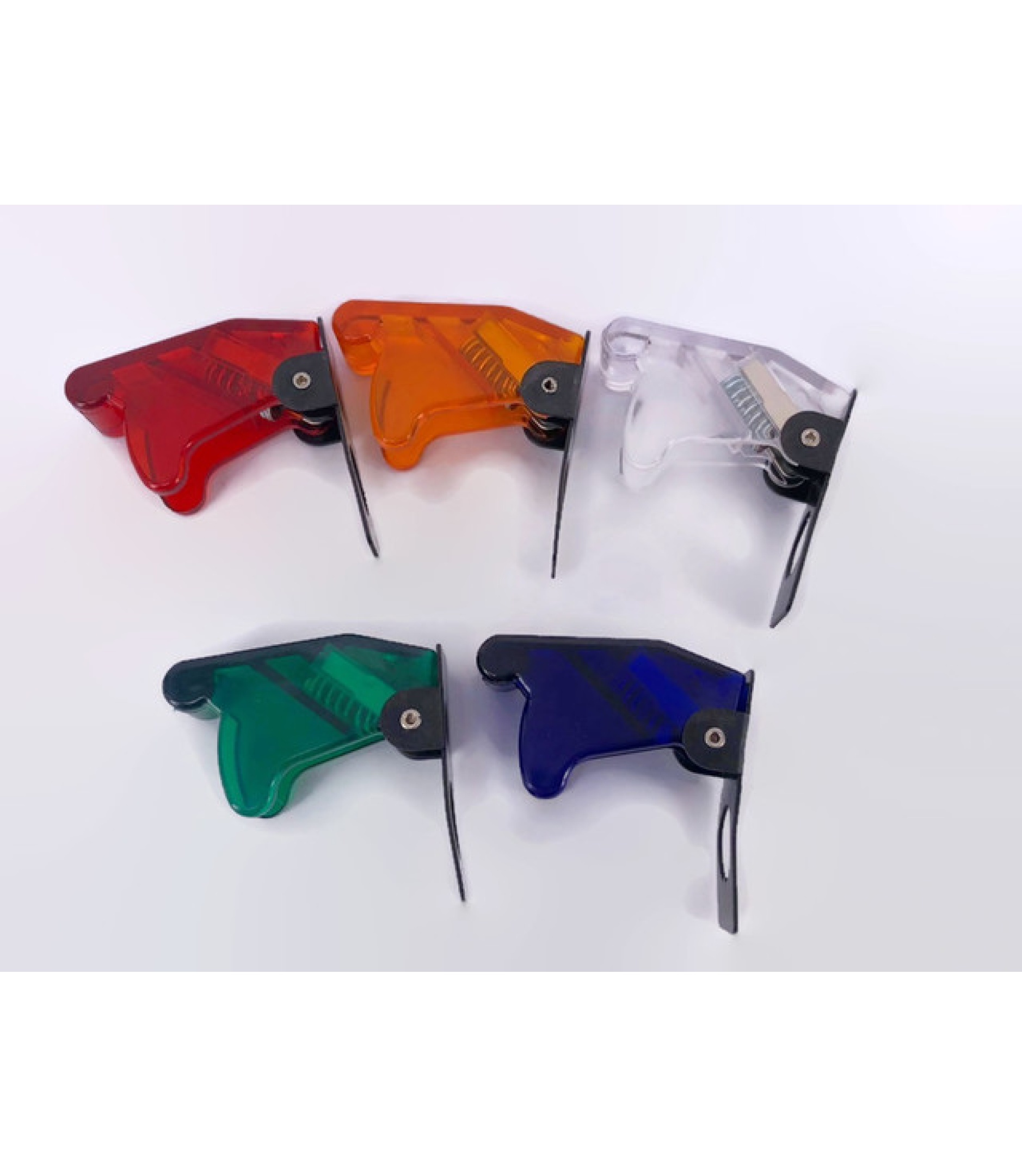 Flip-up Aircraft Switch Cover Blue Transparent Color