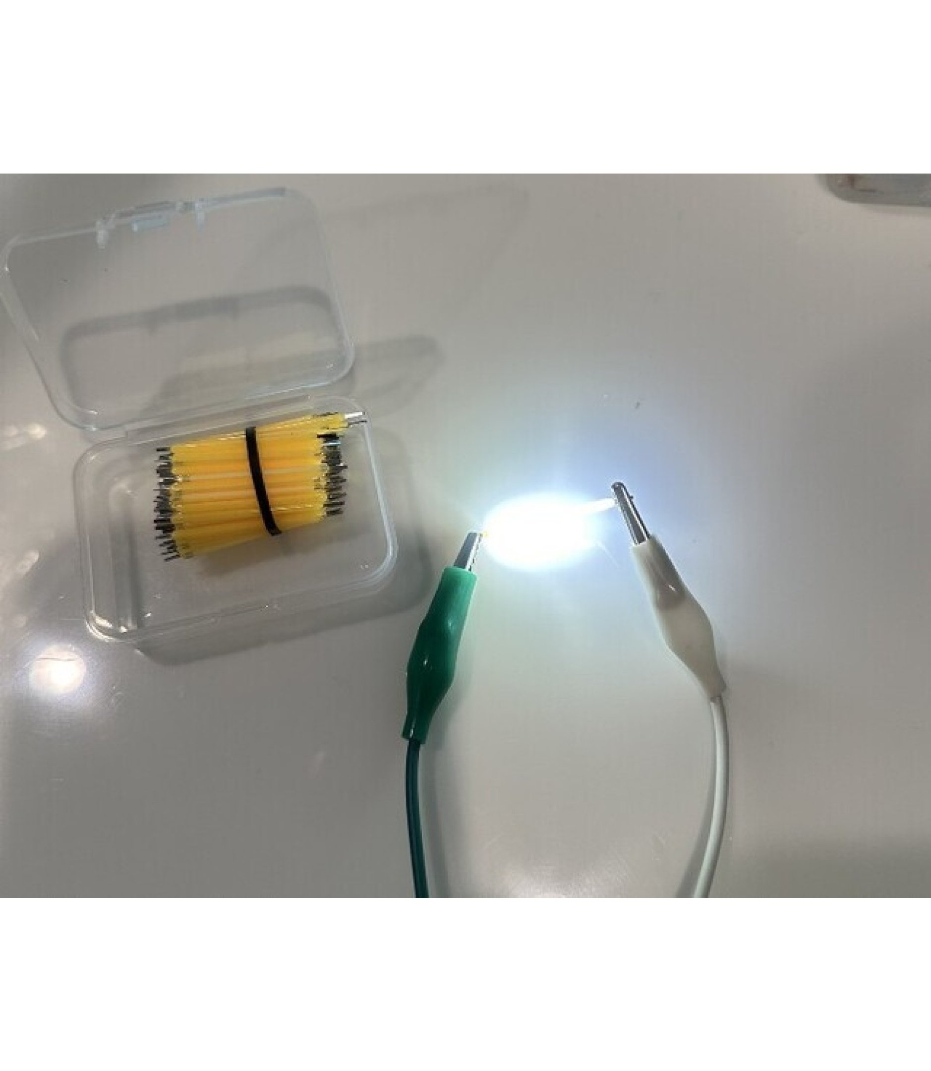 1 PCS White 3V 38mm LED Filament Multicolor COB EDISON Bulb
