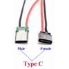 Male Type-C connector with cable