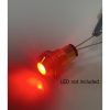 5mm Chrome Gold Plated Metal Bezel LED Holder