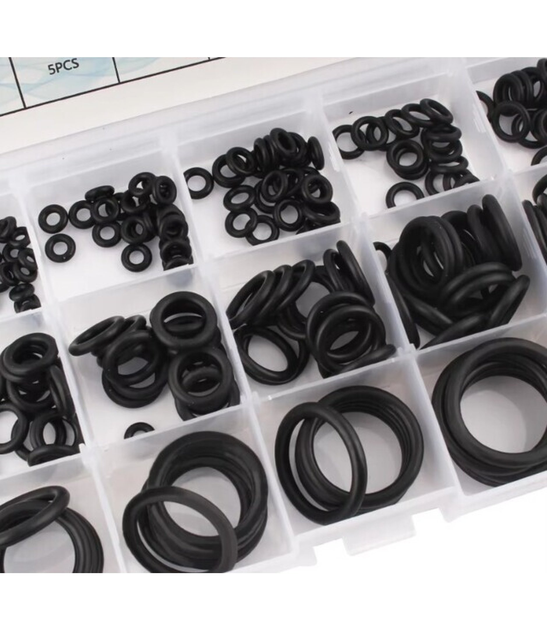 99_6.jpg 200PCS O ring Black color Silicone Rubber Kit Set