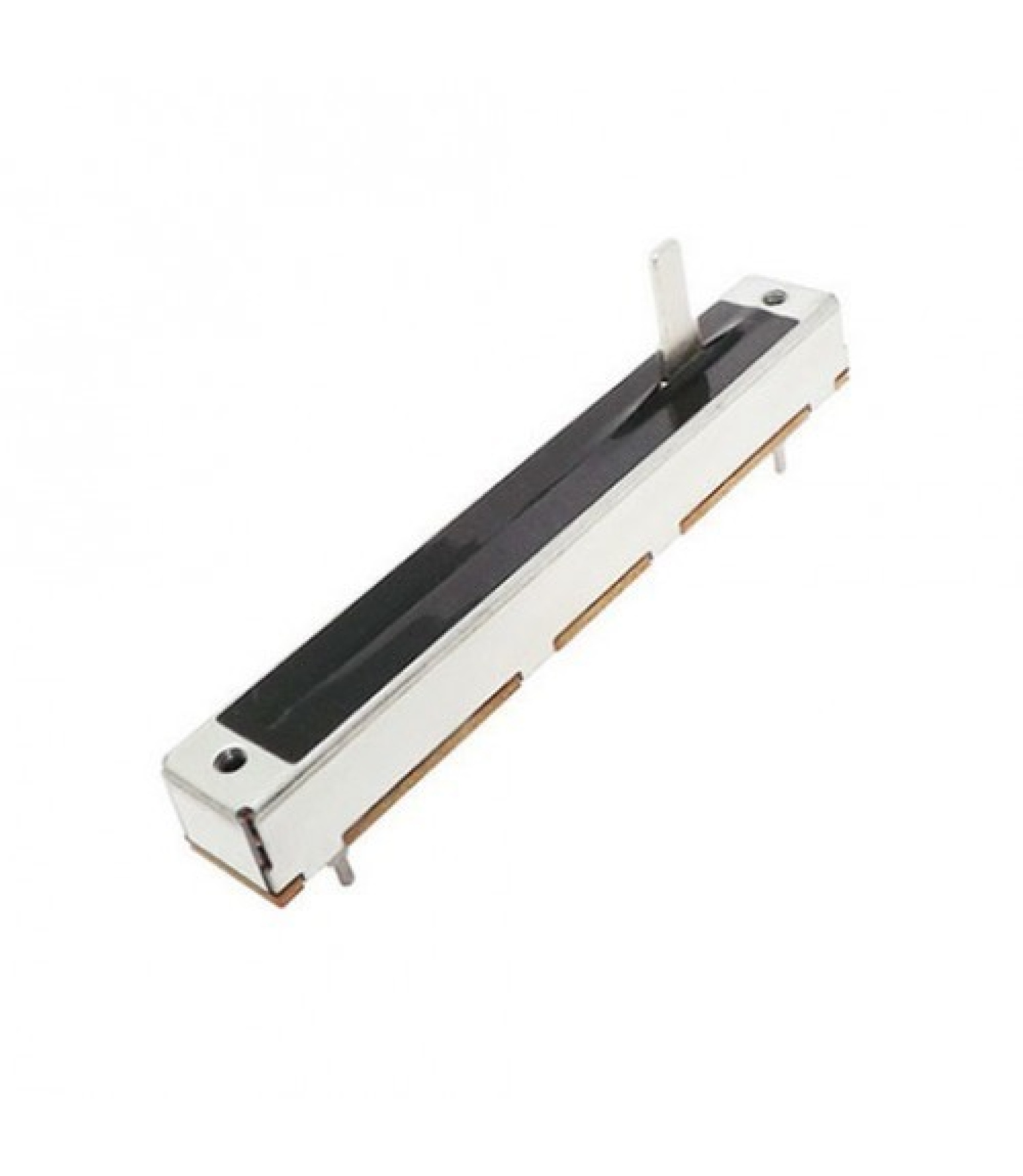 100K OHM Anti-log Taper Slide Potentiometer PCB Mount Metal Shaft Lever Height: 15mm