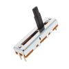 100K OHM Linear Taper Slide Potentiometer PCB Mount Plastic Shaft Lever Height: 15mm
