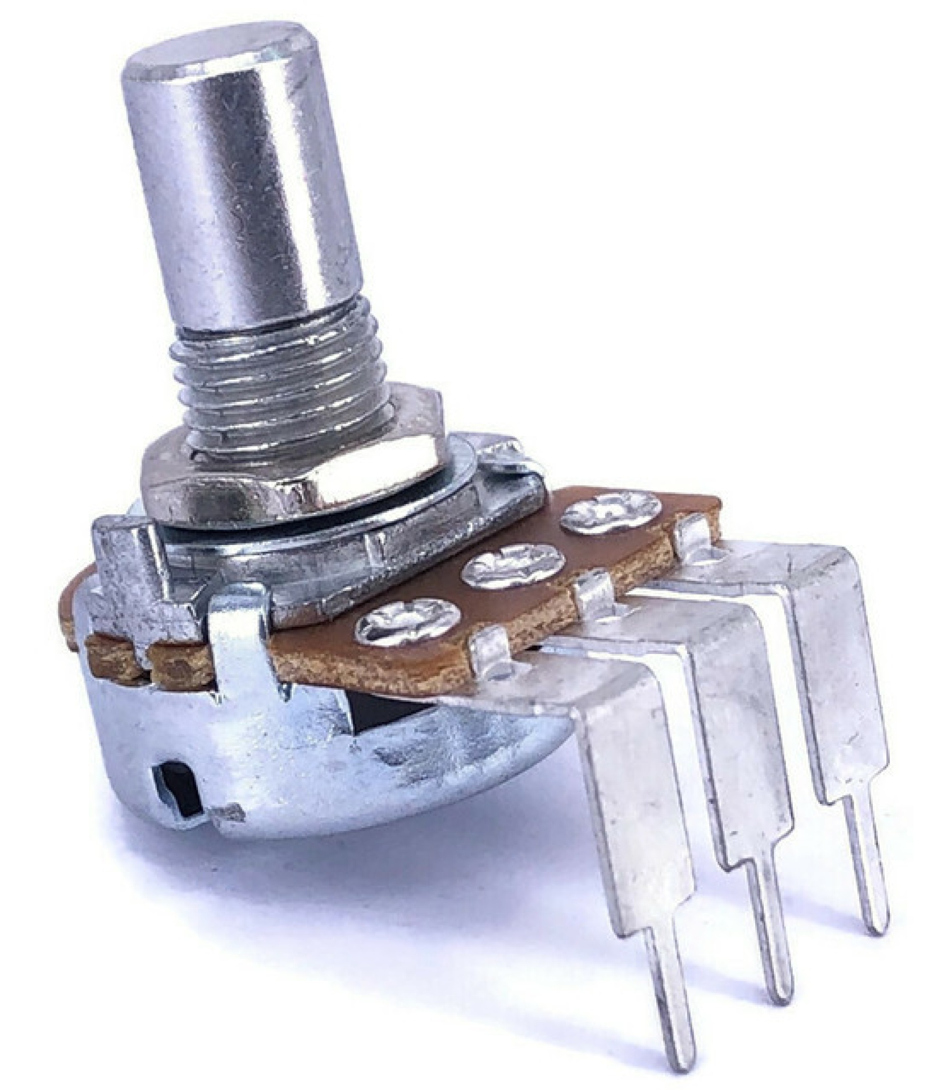 20K OHM Linear Taper Potentiometer PCB Mount Round Shaft Dia: 6mm