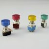 KN2310 Silver Foot Switch Aluminium Knob 23x10mm