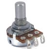 100K OHM Linear Taper Potentiometer Solder Lugs Round Shaft Dia: 6mm