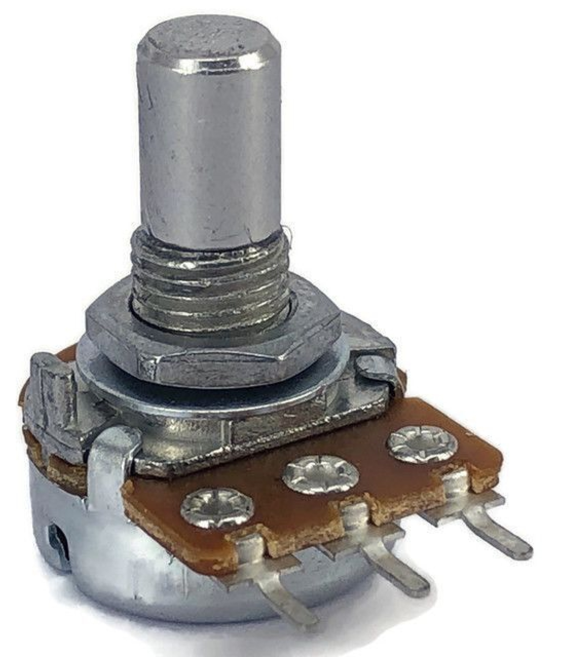 5K OHM Anti-Log Taper Potentiometer PCB Mount Round Shaft Dia: 6mm
