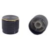 A-2587.jpg.jpg Knurled Aluminum Black Knob 20x17mm