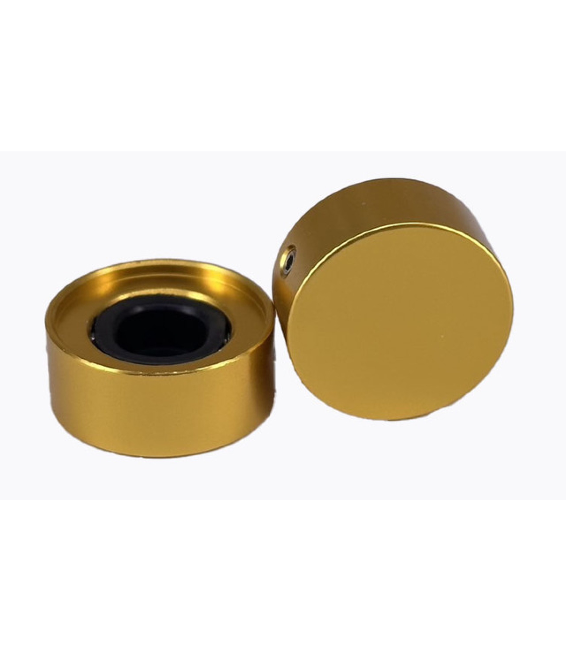 KN2310 Yellow Foot Switch Aluminium Knob 23x10mm