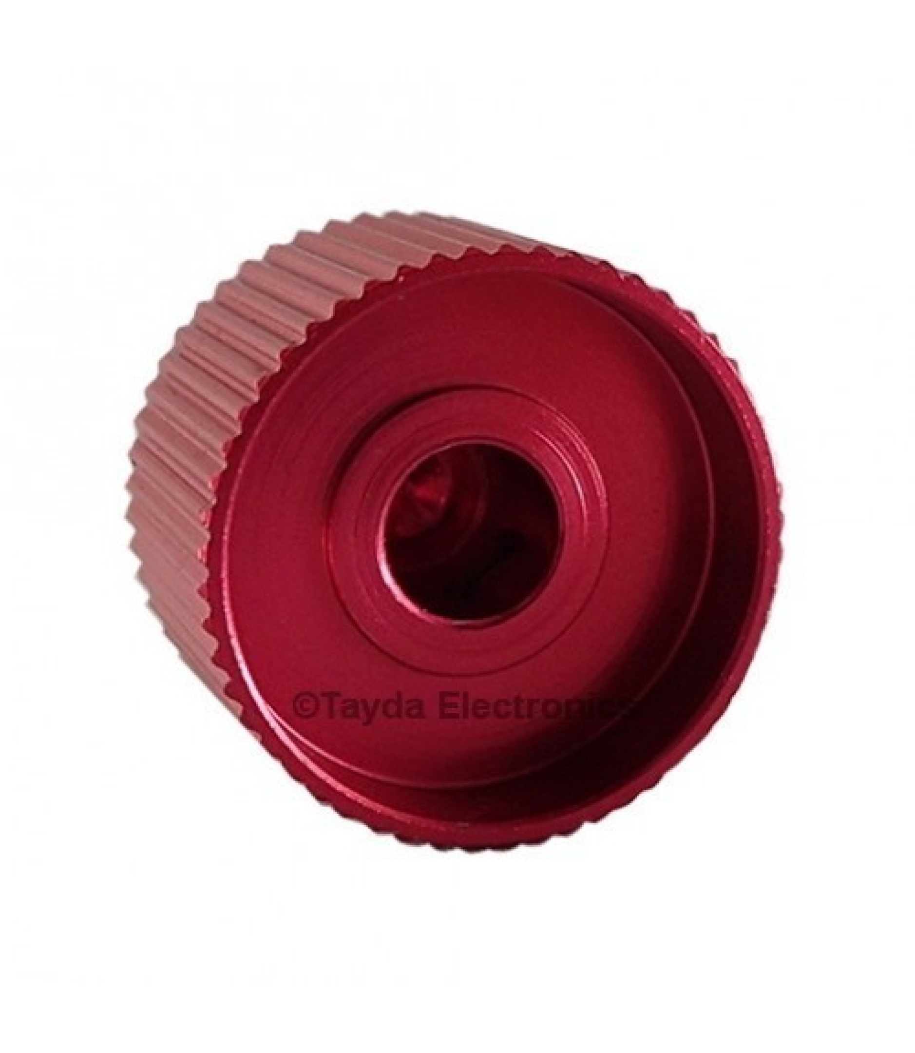 A-2845-3.jpg.jpg.jpg Knurled Aluminum Red Knob Shaft 6.35mm