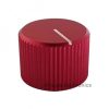 A-2845.jpg.jpg Knurled Aluminum Red Knob Shaft 6.35mm