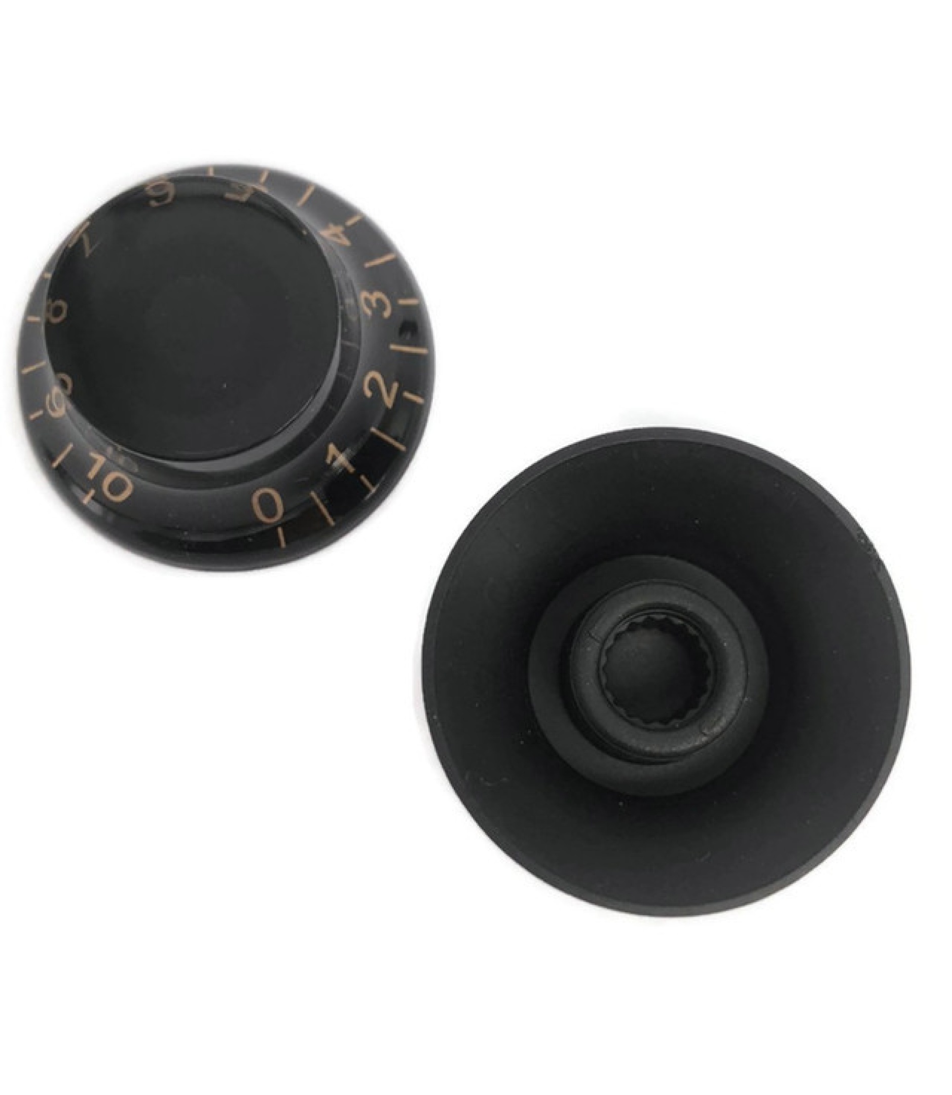 A-2889-1.jpg KN-2613 Black Gibson Style Knob with Gold Numbering 0 to 10