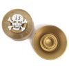 A-2891-1.jpg C-2005 Gold Gibson Style Knob with White Skull Head Mark and White Numbering 0 to 10